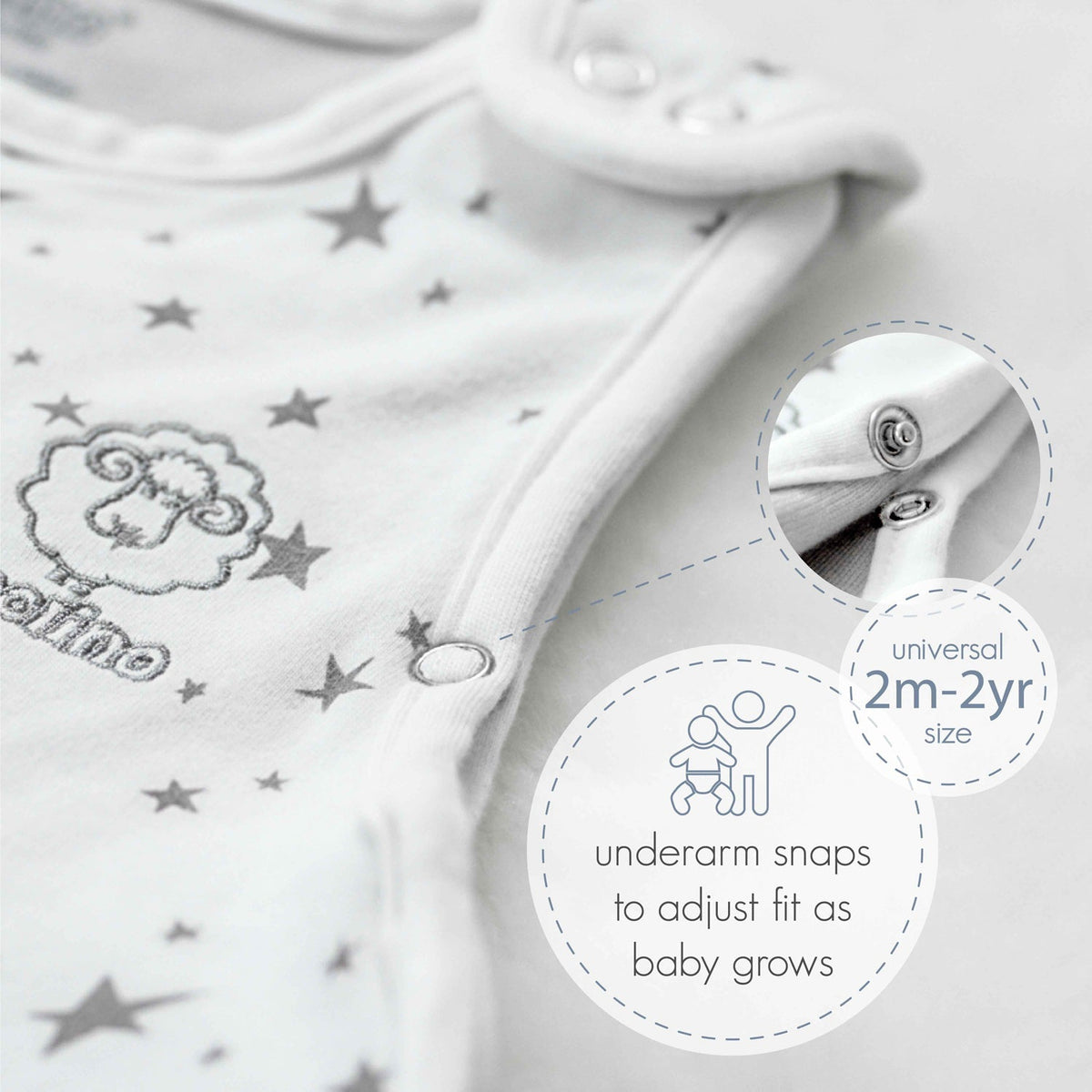 4 Season® Ultimate Baby Sleep Bag, Merino Wool & Organic Cotton, Rose