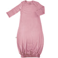 Baby Gown, Merino Wool, 0-6 Months, Blush