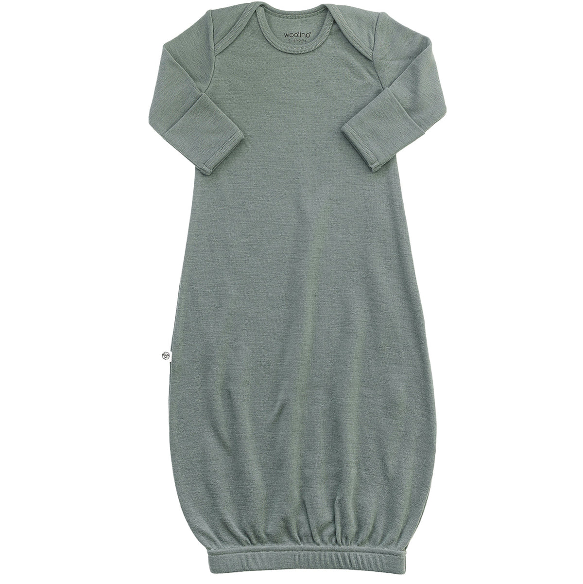 Imperfect Baby Gown, Merino Wool, 0-6 Months, Sage