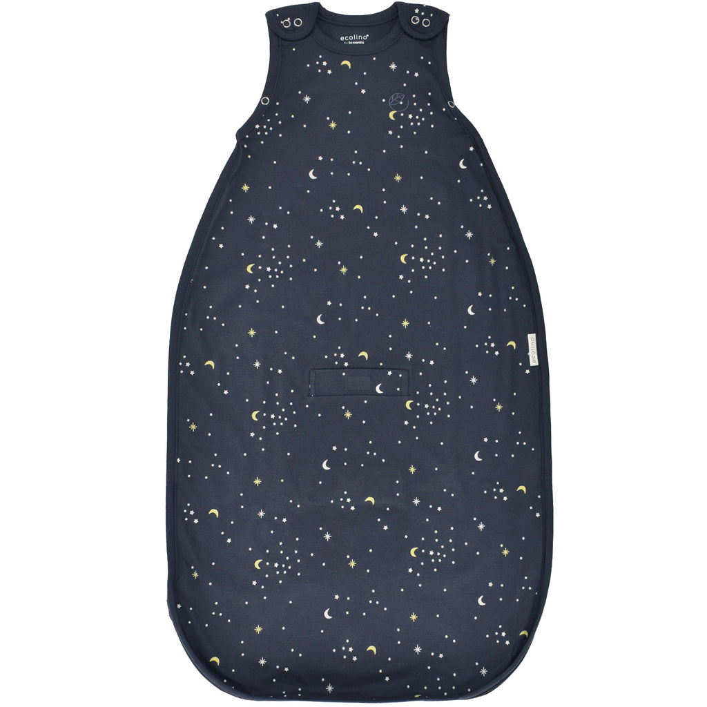 Ecolino® Adjustable Baby Sleep Bag, Organic Cotton, Universal Size: 2 Months - 2 Years, Milky Way Ink