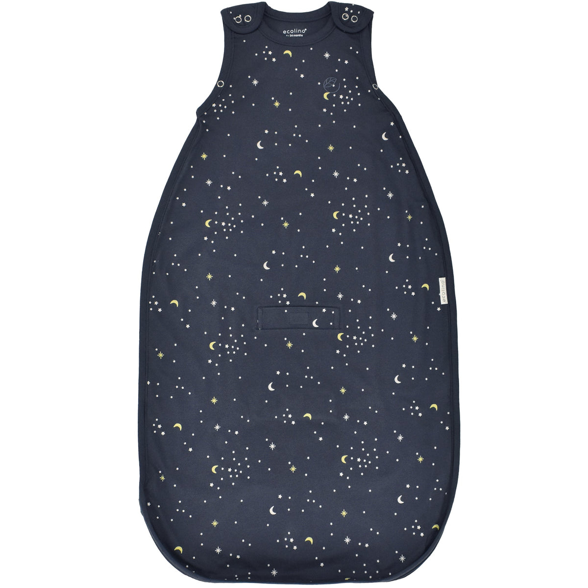 Ecolino® Adjustable Baby Sleep Bag, Organic Cotton, Universal Size: 2 Months - 2 Years, Milky Way Ink