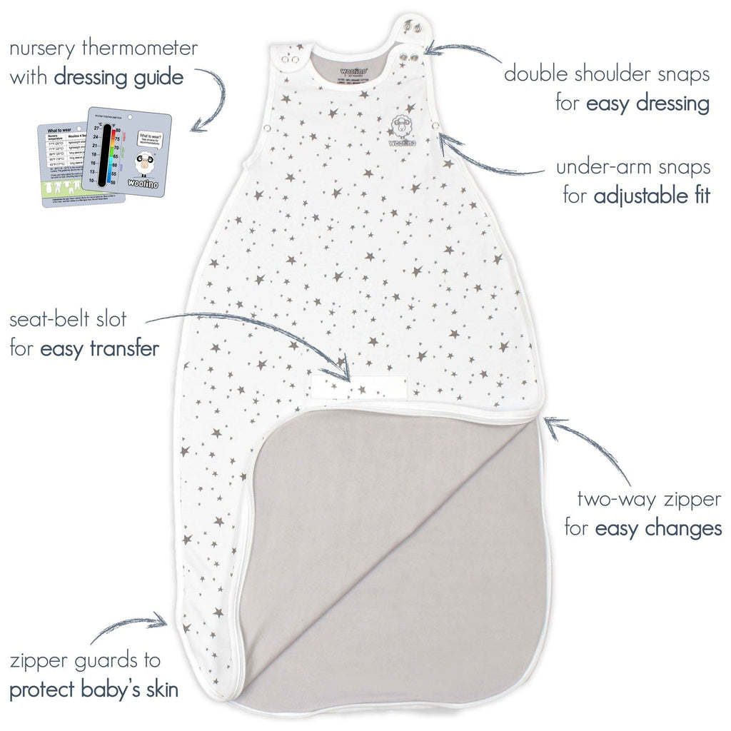 4 Season® Ultimate Baby Sleep Bag, Merino Wool & Organic Cotton, Sage