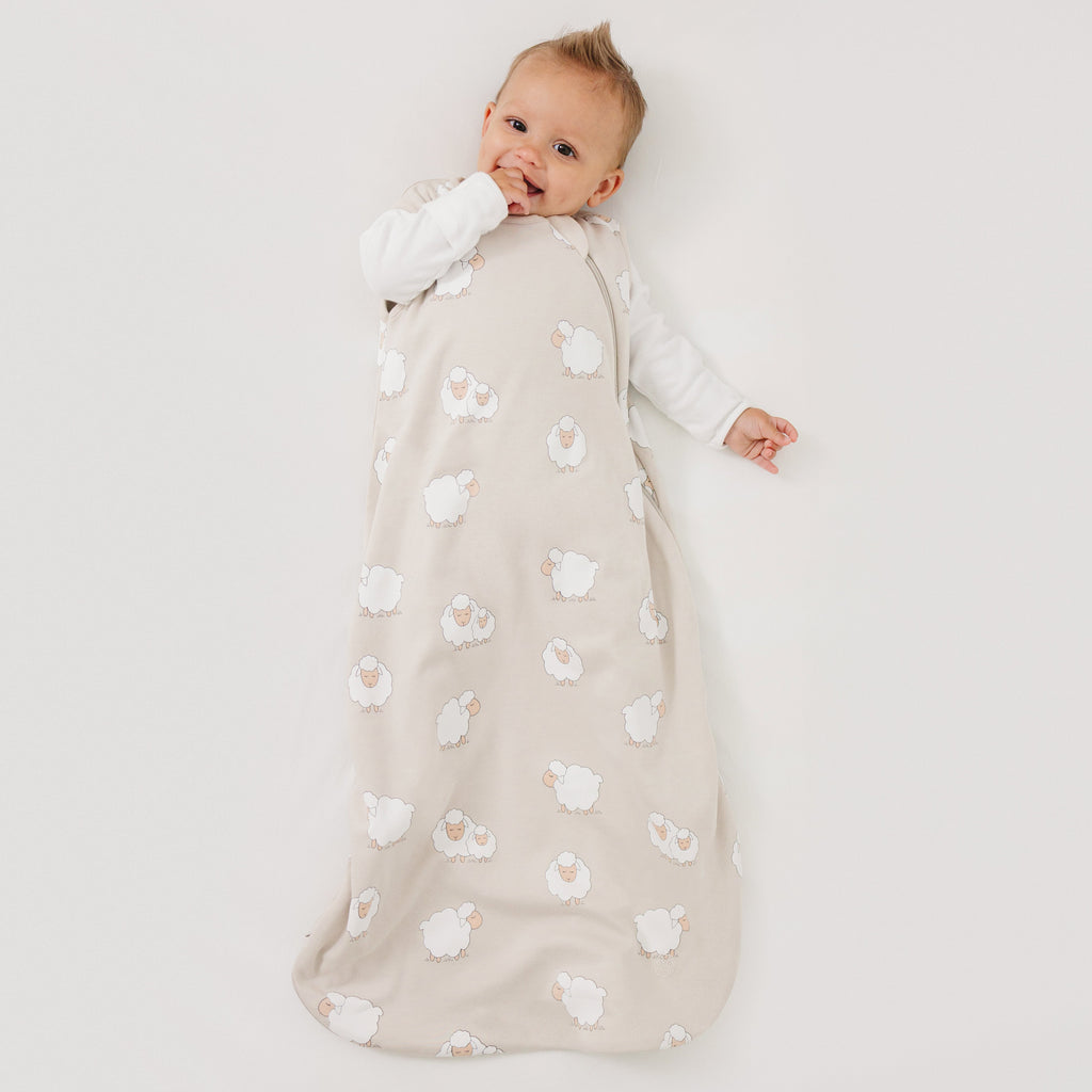 4 Season® Classic Baby Sleeping Bag, Merino Wool & Organic Cotton, Sheep
