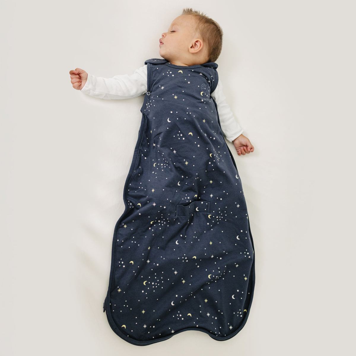Ecolino® Adjustable Baby Sleep Bag, Organic Cotton, Universal Size: 2 Months - 2 Years, Milky Way Ink