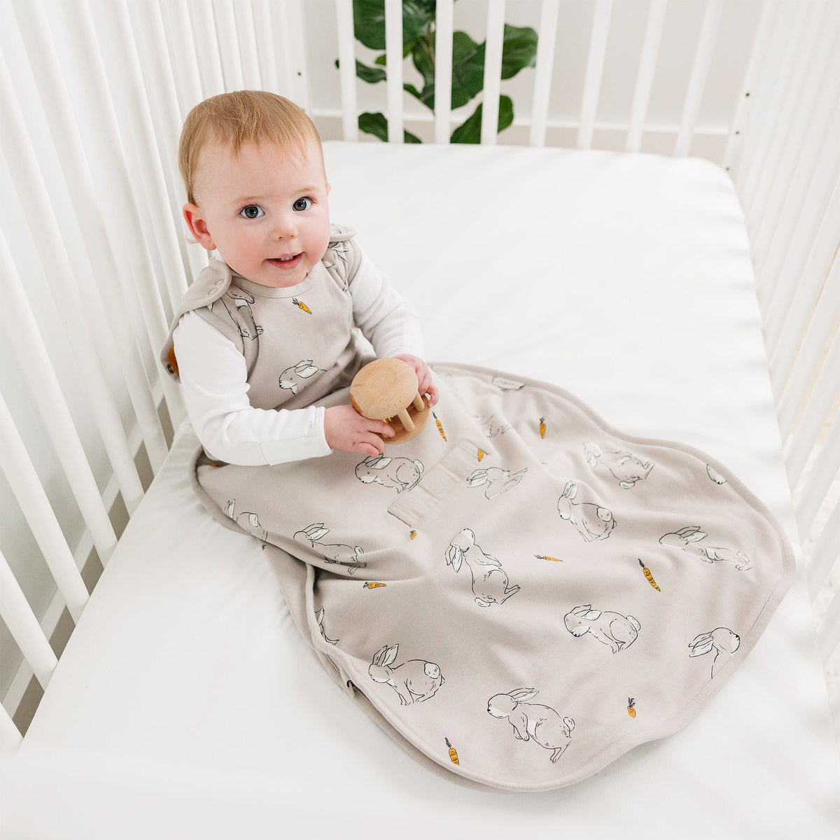 4 Season® Ultimate Baby Sleep Bag, Merino Wool & Organic Cotton, Bunny