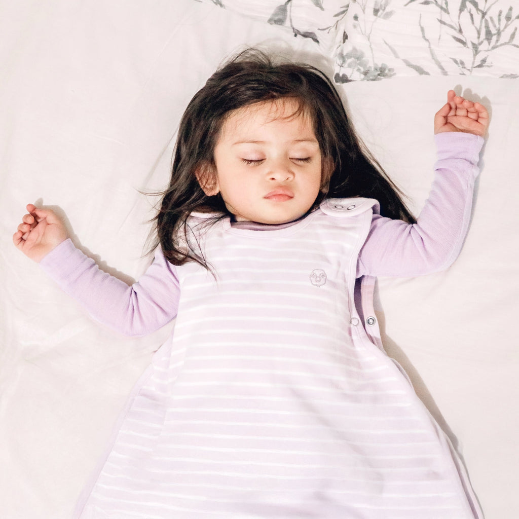 4 Season® Ultimate Baby Sleep Bag, Merino Wool & Organic Cotton, Lilac