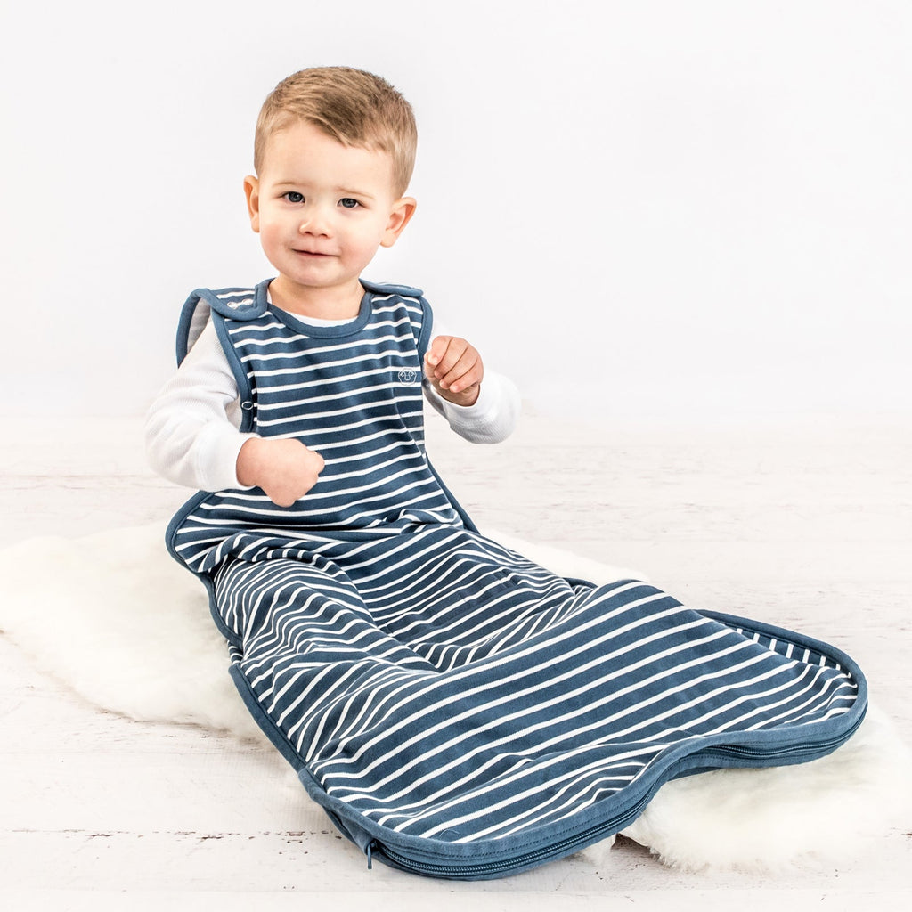 4 Season® Ultimate Baby Sleep Bag, Merino Wool & Organic Cotton, Navy Blue