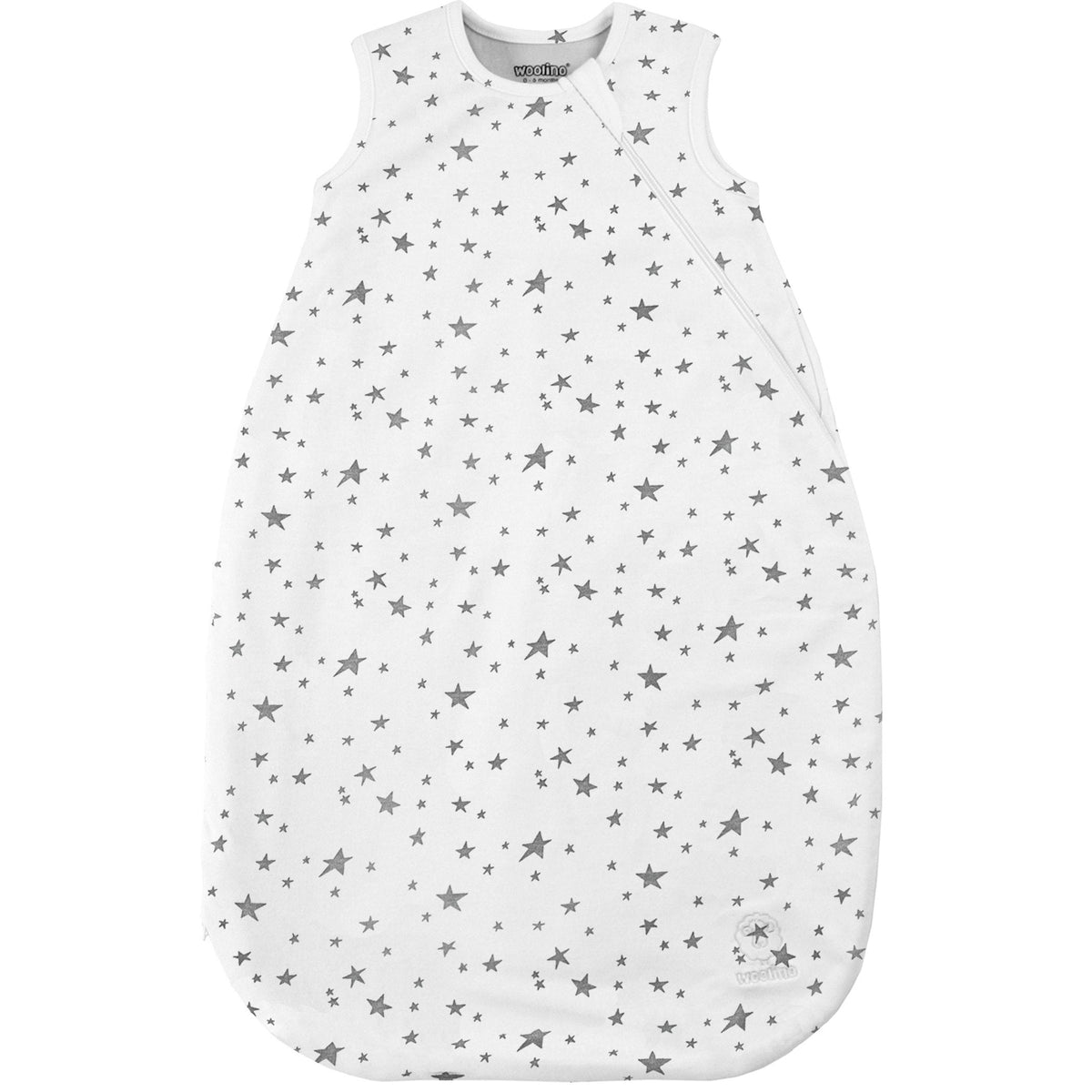 Imperfect 4 Season® Classic Baby Sleeping Bag, Merino Wool & Organic Cotton, Star White