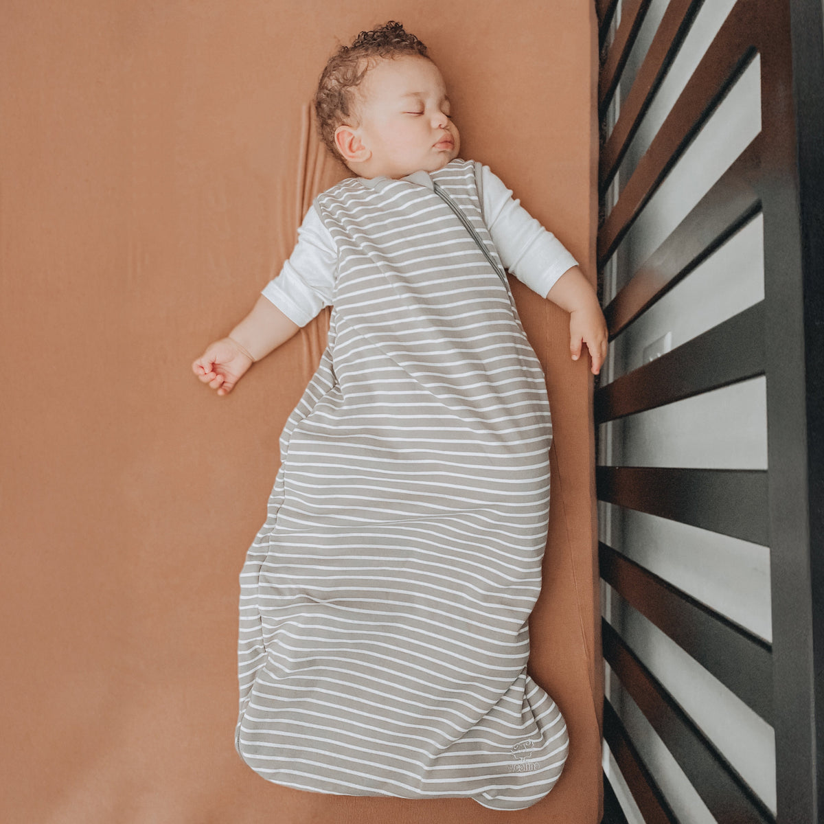 4 Season® Classic Baby Sleeping Bag, Merino Wool & Organic Cotton, Birch Gray