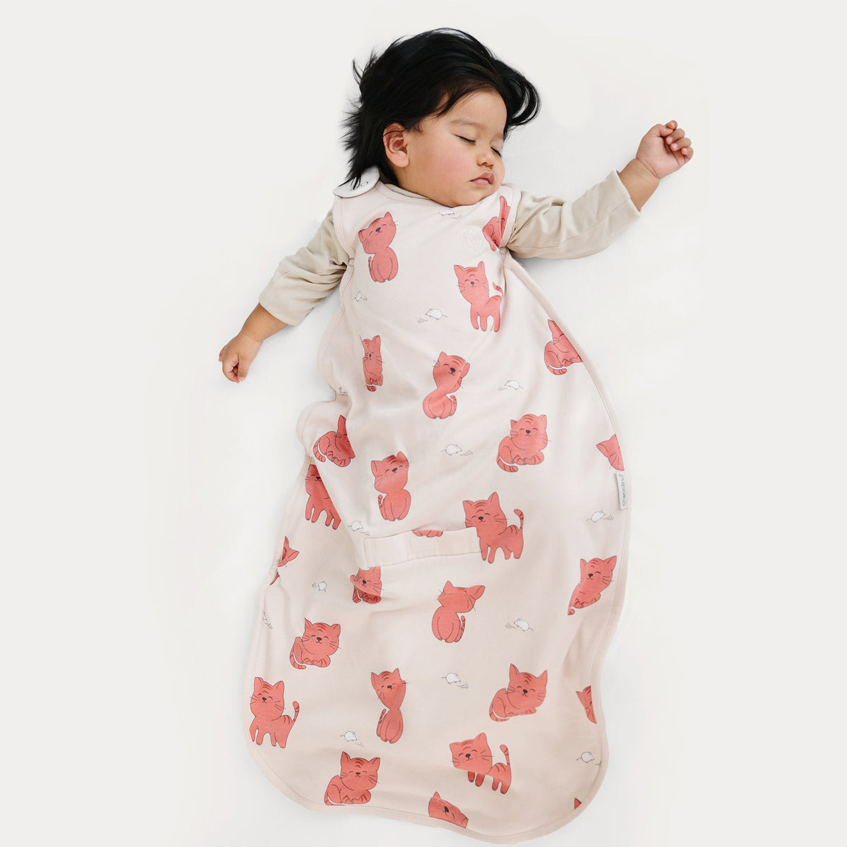 4 Season® Ultimate Baby Sleep Bag, Merino Wool & Organic Cotton, Kitten