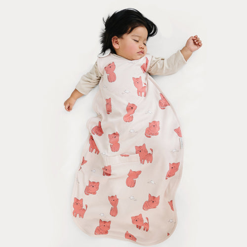 4 Season® Ultimate Baby Sleep Bag, Merino Wool & Organic Cotton, Kitten