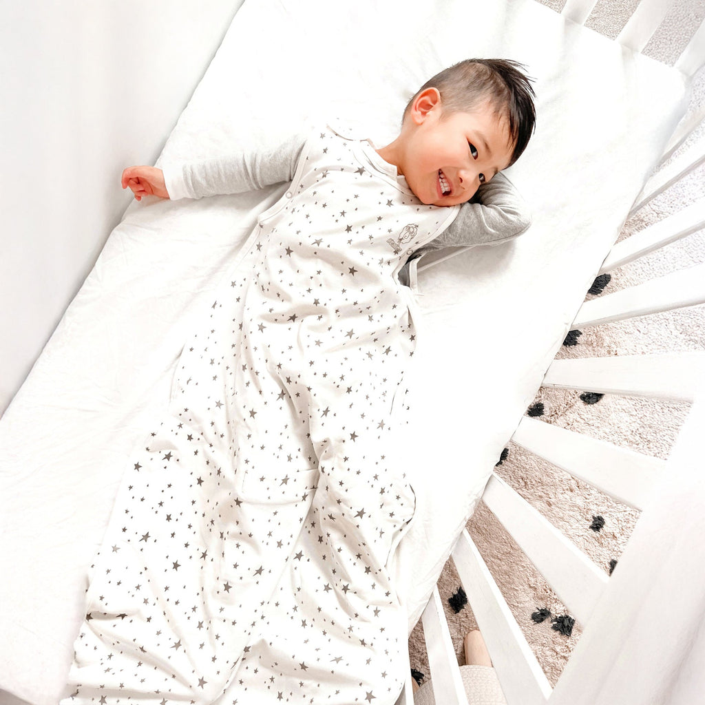 4 Season® Ultimate Baby Sleep Bag, Merino Wool & Organic Cotton, Star White
