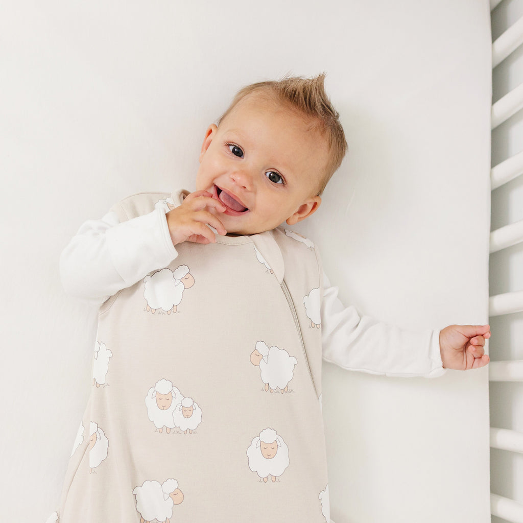4 Season® Classic Baby Sleeping Bag, Merino Wool & Organic Cotton, Sheep
