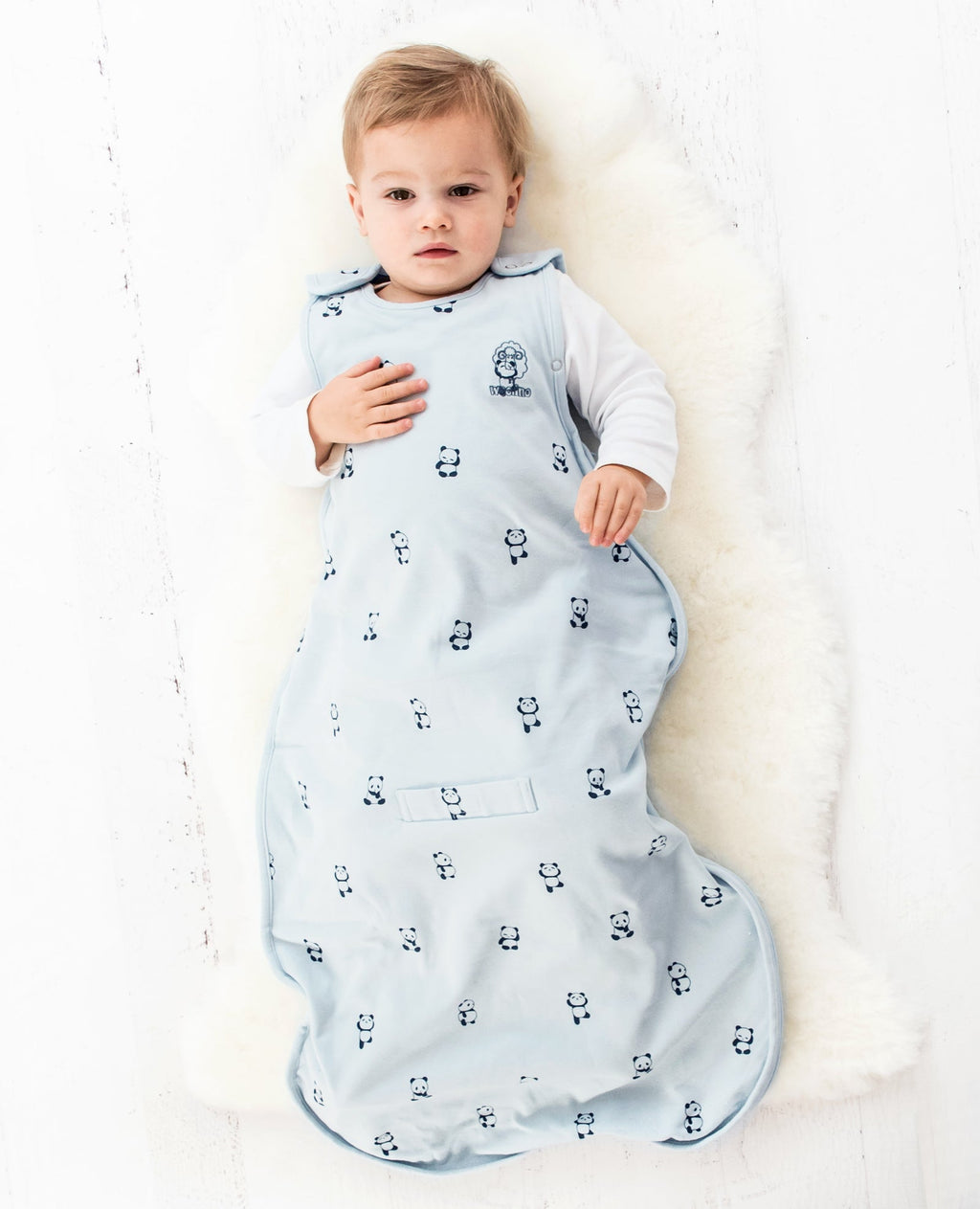 4 Season® Ultimate Baby Sleep Bag, Merino Wool & Organic Cotton, Panda