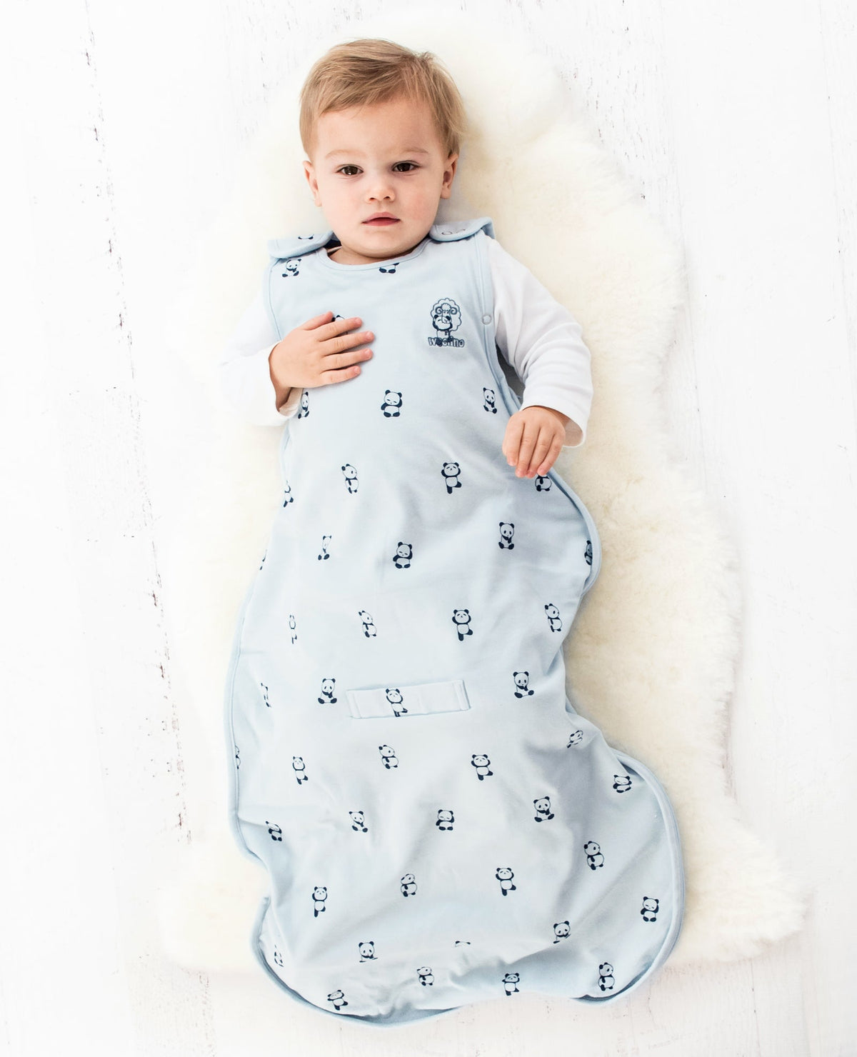 4 Season® Ultimate Baby Sleep Bag, Merino Wool & Organic Cotton, Panda