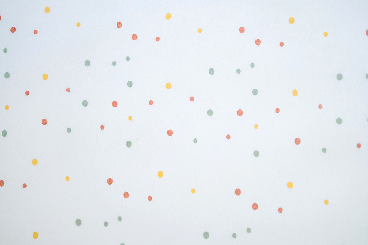 Ecolino® Crib Sheet, 100% Organic Cotton, Dots