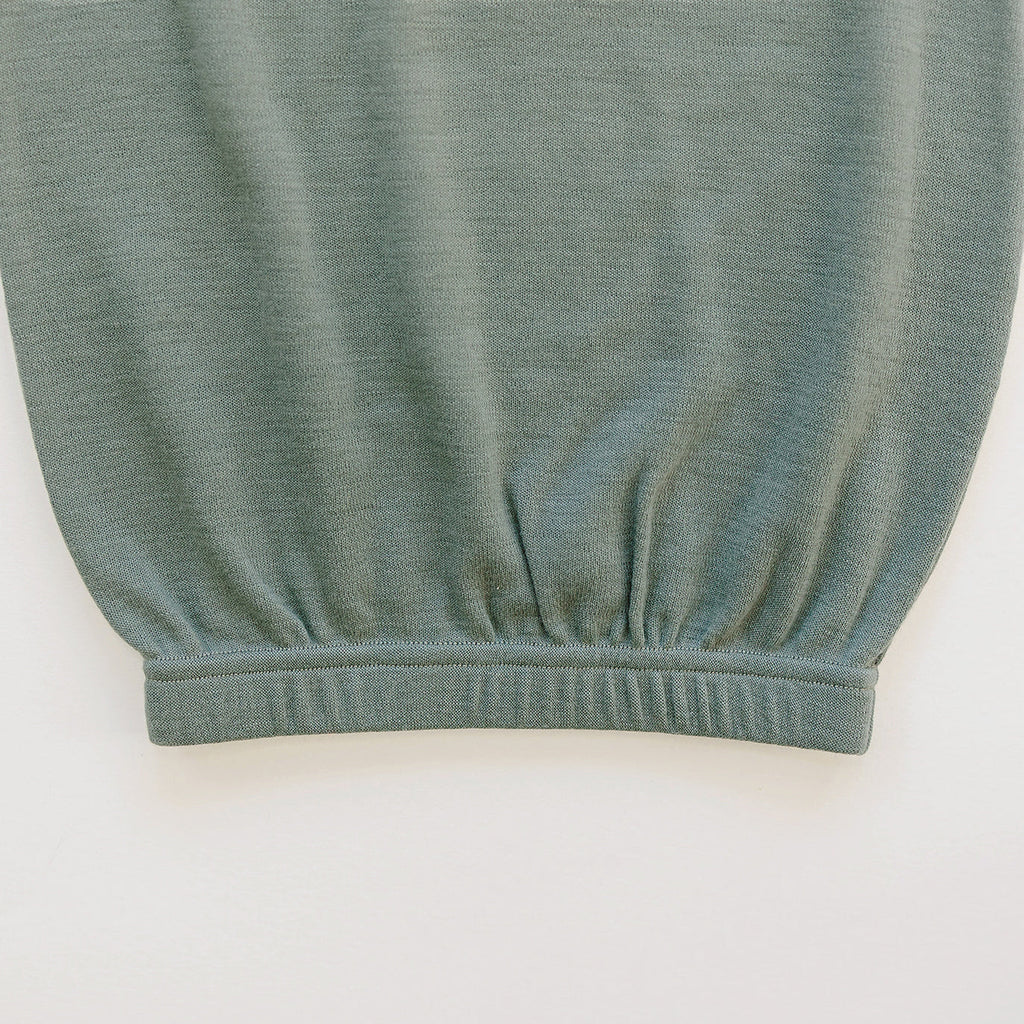 Baby Gown, Merino Wool, 0-6 Months, Sage