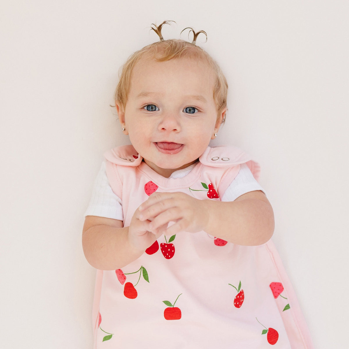 Ecolino® Adjustable Toddler Sleep Bag, Organic Cotton, Universal Size: 2 - 4 Years, Cherry