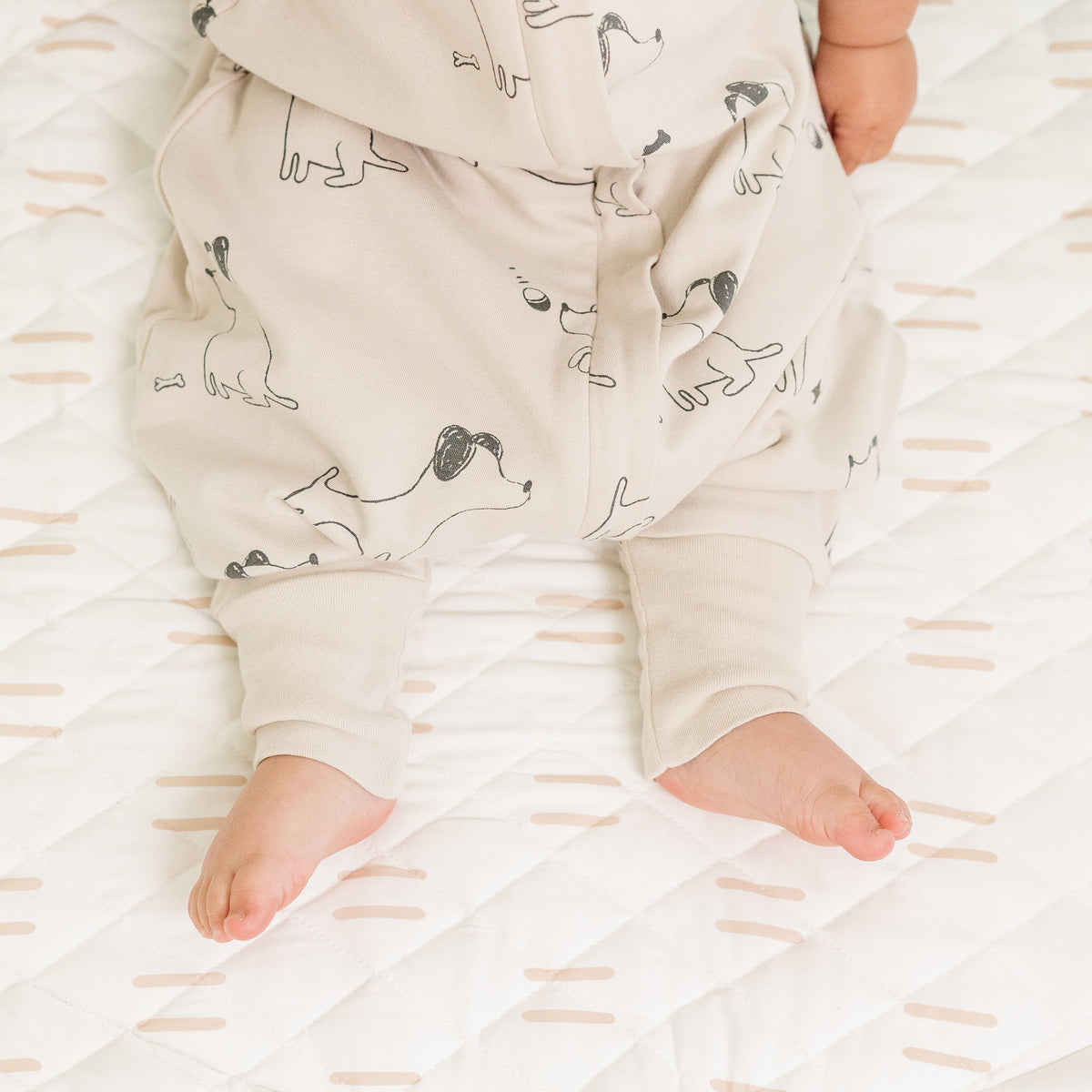 4 Season® Baby Sleep Bag with Feet, Merino Wool & Organic Cotton, Puppy