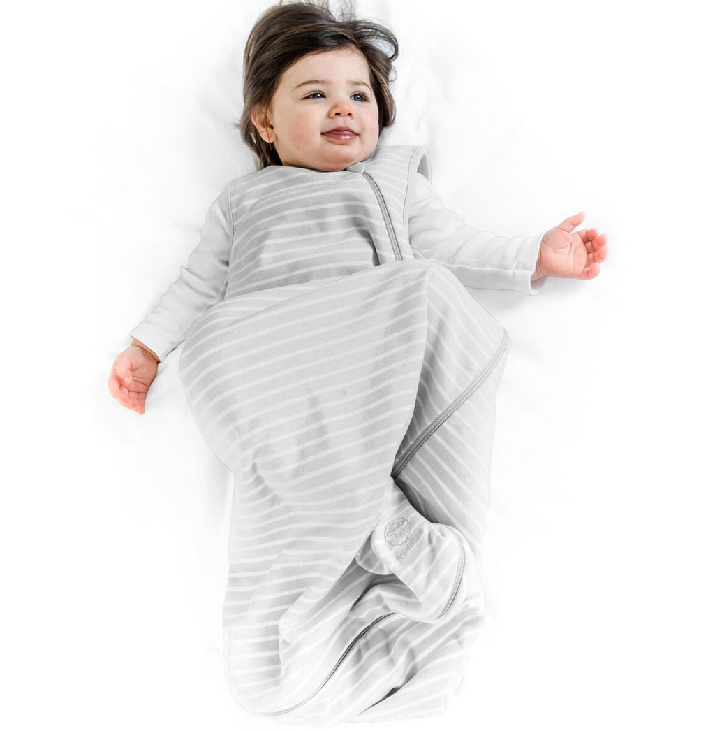 4 Season® Classic Baby Sleeping Bag, Merino Wool & Organic Cotton, Birch Gray