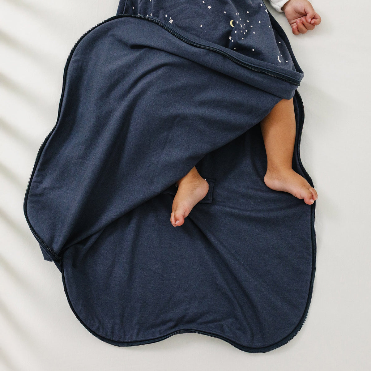 Ecolino® Adjustable Baby Sleep Bag, Organic Cotton, Universal Size: 2 Months - 2 Years, Milky Way Ink