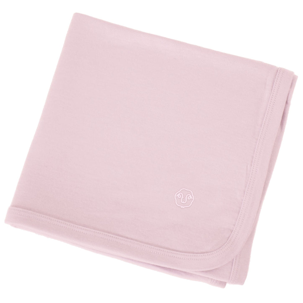 Swaddle Blanket, Merino Wool, Newborn to 3 Months, Crystal Pink