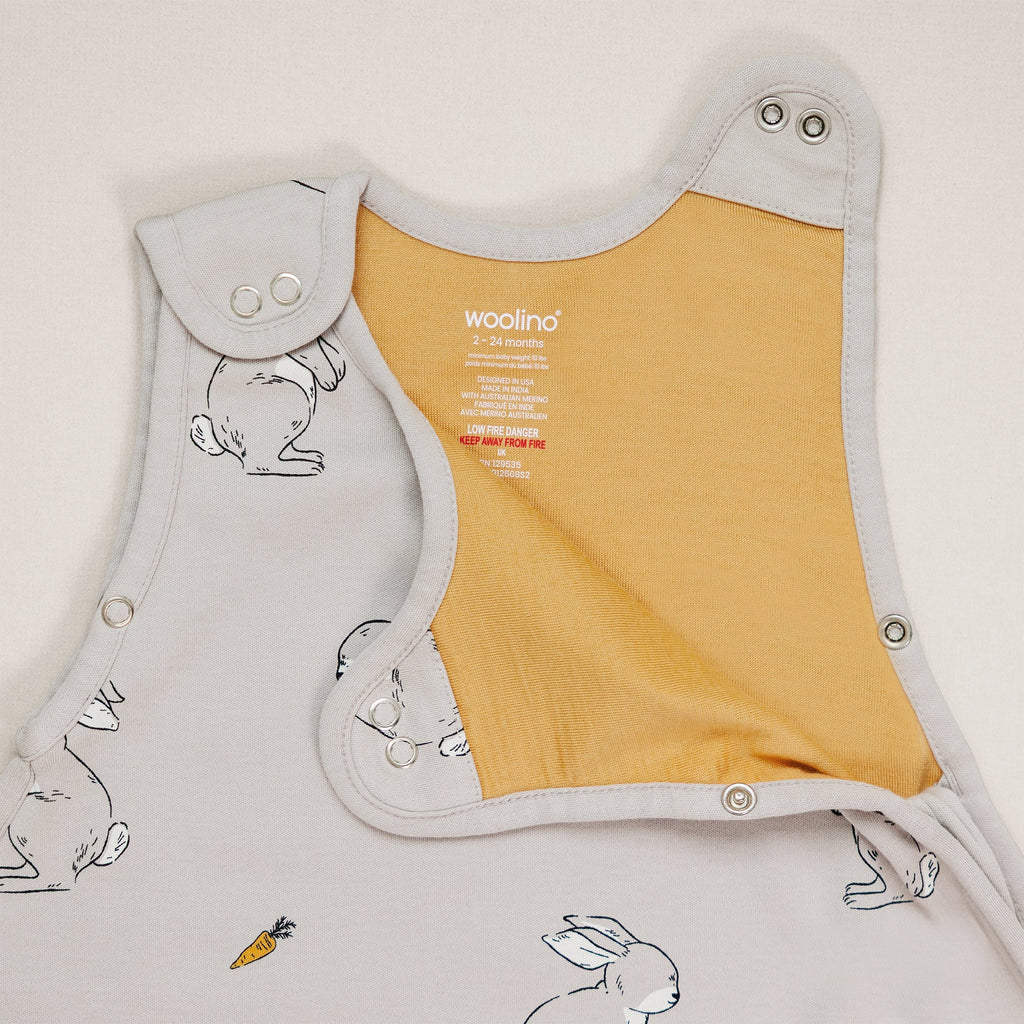 4 Season® Ultimate Baby Sleep Bag, Merino Wool & Organic Cotton, Bunny