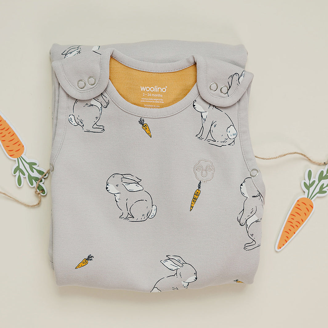 4 Season® Ultimate Baby Sleep Bag, Merino Wool & Organic Cotton, Bunny
