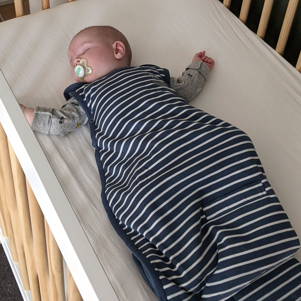 4 Season® Ultimate Baby Sleep Bag, Merino Wool & Organic Cotton, Navy Blue