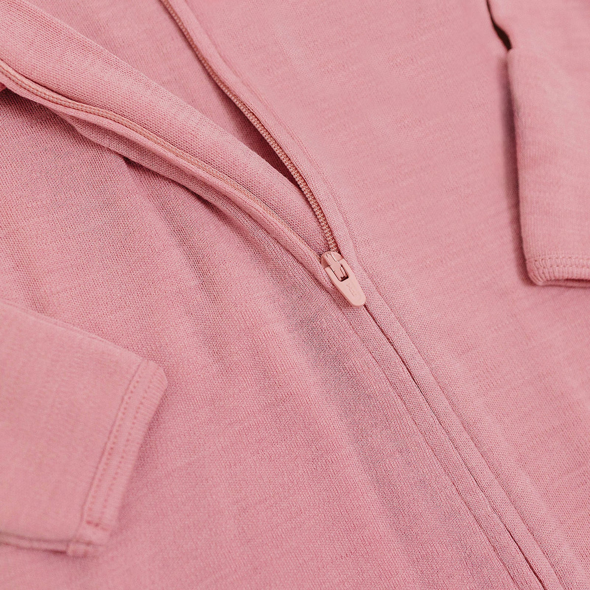 Footie Pajamas, Merino Wool, Blush