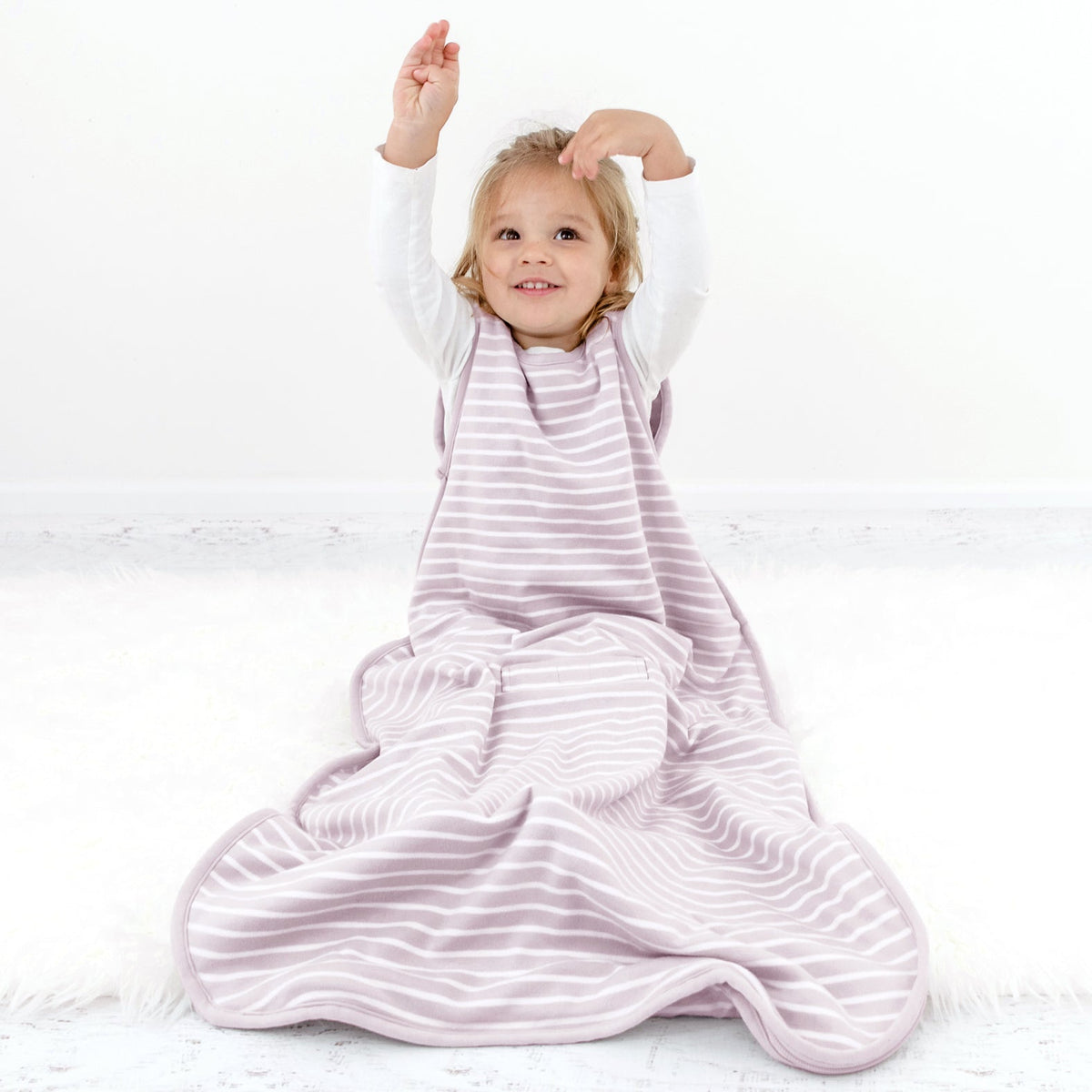 4 Season® Ultimate Baby Sleep Bag, Merino Wool & Organic Cotton, Lilac