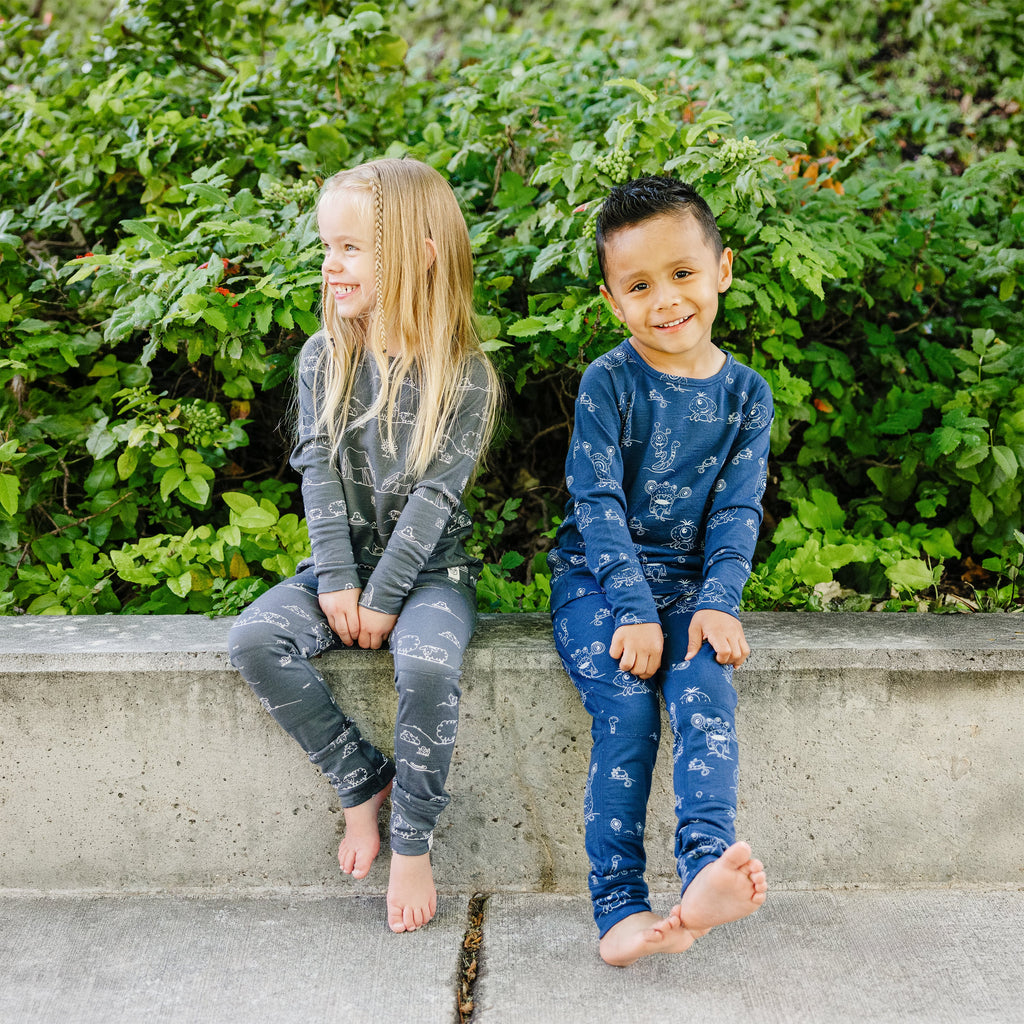 Kids Merino Wool Base Layer, Leggings, Farm