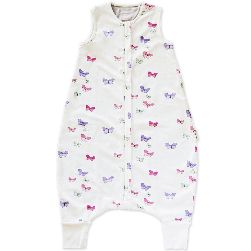 4 Season® Baby Sleep Bag with Feet, Merino Wool & Organic Cotton, Butterfly