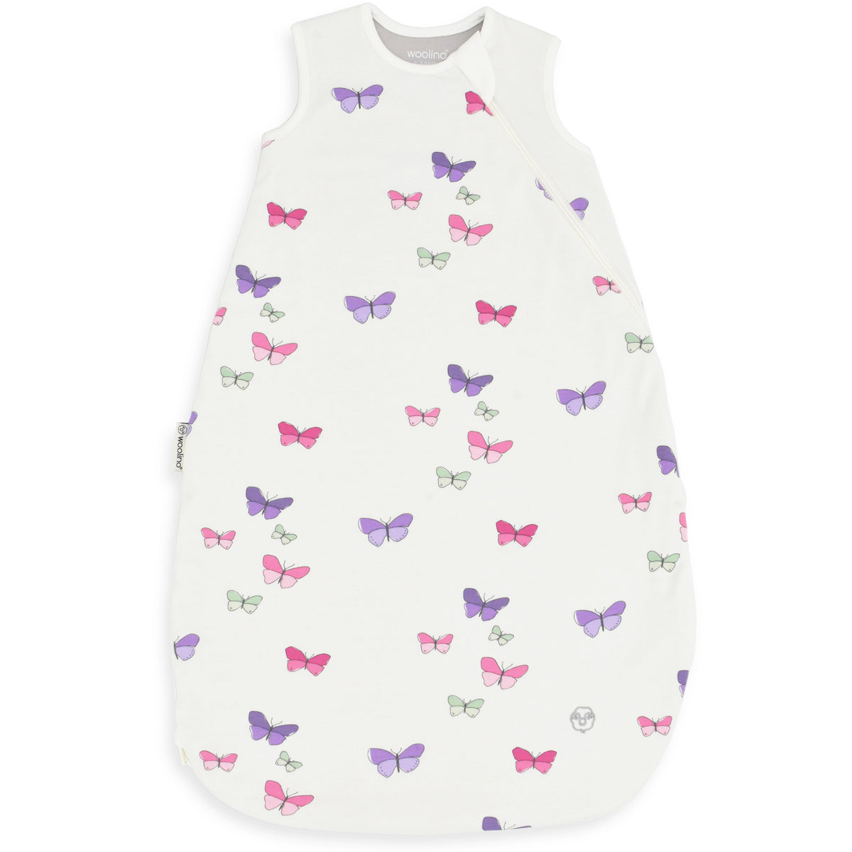 4 Season® Classic Baby Sleeping Bag, Merino Wool & Organic Cotton, Butterfly