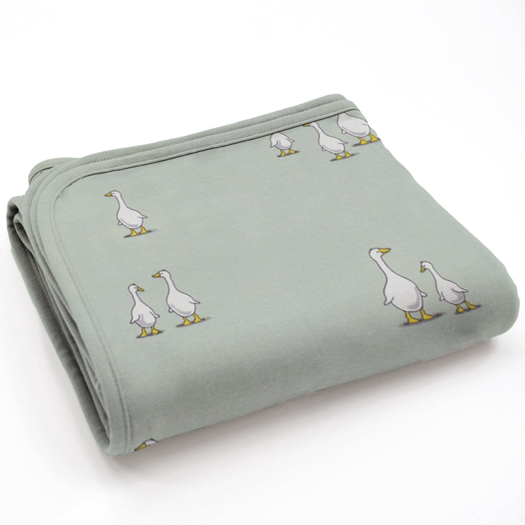 Ecolino® Toddler Blanket, 100% Organic Cotton Blanket, 52.5" x 40", Goose