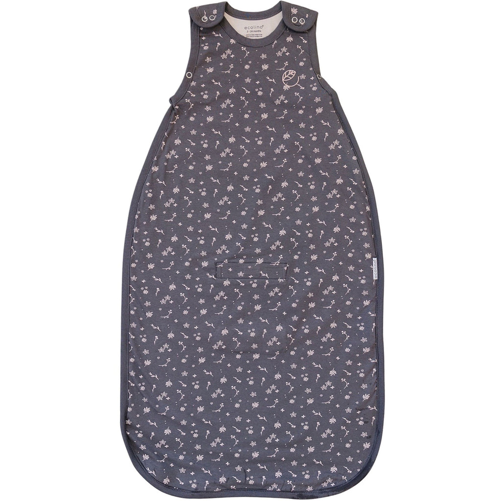 Imperfect Ecolino® Adjustable Baby Sleep Bag, Organic Cotton, Universal Size: 2 Months - 2 Years, Small Flower