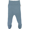 Imperfect Baby Footed Pants, Merino Wool, Blue