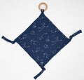 Lovey, Merino Wool and Organic Cotton with Removable Teething Ring, Night Sky™