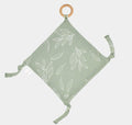 Lovey, Merino Wool and Organic Cotton with Removable Teething Ring, Sage