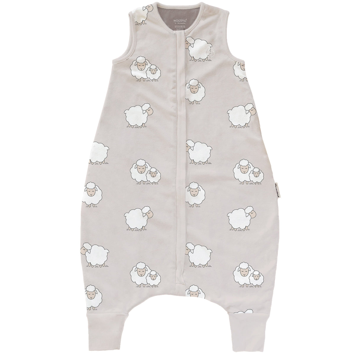 Imperfect 4 Season® Baby Sleep Bag with Feet, Merino Wool & Organic Cotton, Sheep