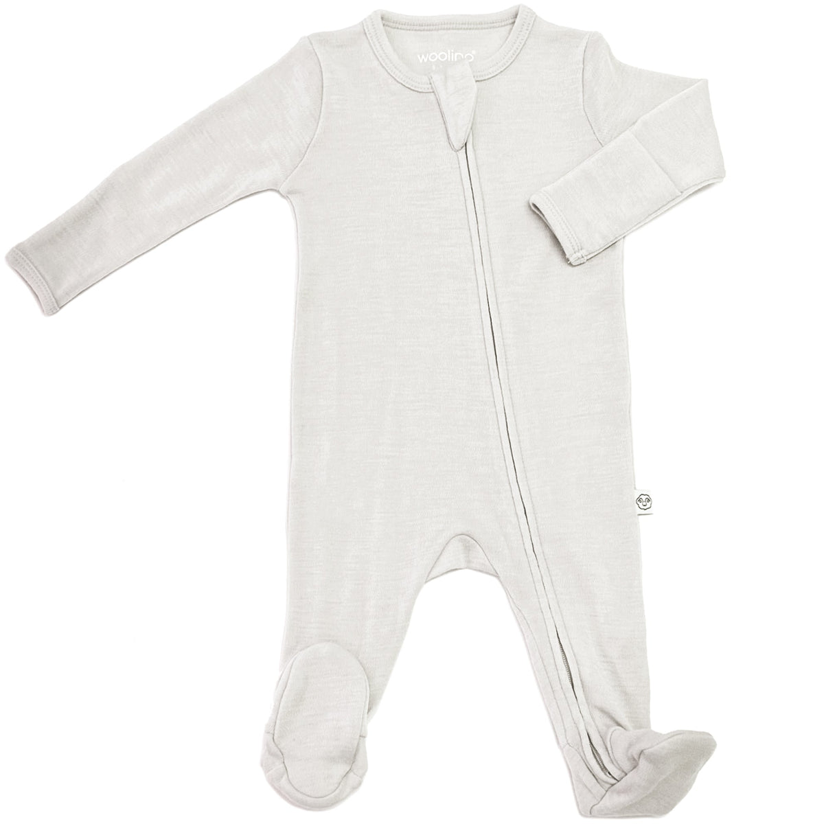 Footie Pajamas, Merino Wool, Oat
