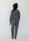 Imperfect Women's Merino Wool Jogger Pants, Storm Gray