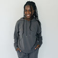 IMPERFECT Women's Merino Wool Hoodie, Storm Gray