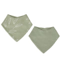 Bandana Bib Set, Merino Wool & Organic Cotton, Set of 2, Sage