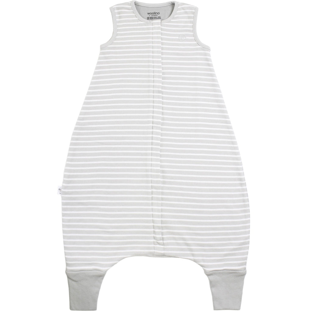 4 Season® Baby Sleep Bag with Feet, Merino Wool & Organic Cotton, Birch Gray