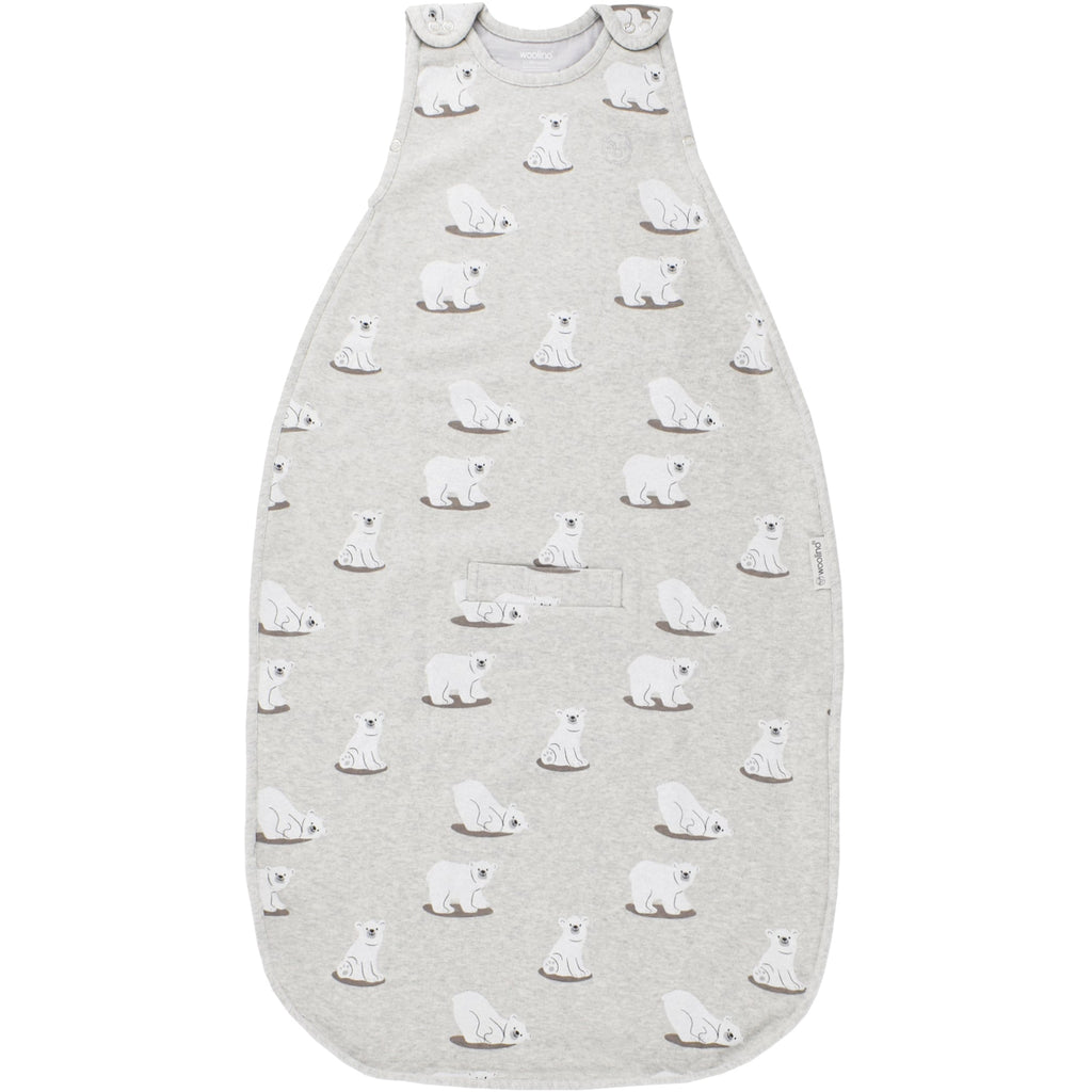 4 Season® Ultimate Baby Sleep Bag, Merino Wool & Organic Cotton, Polar Bear