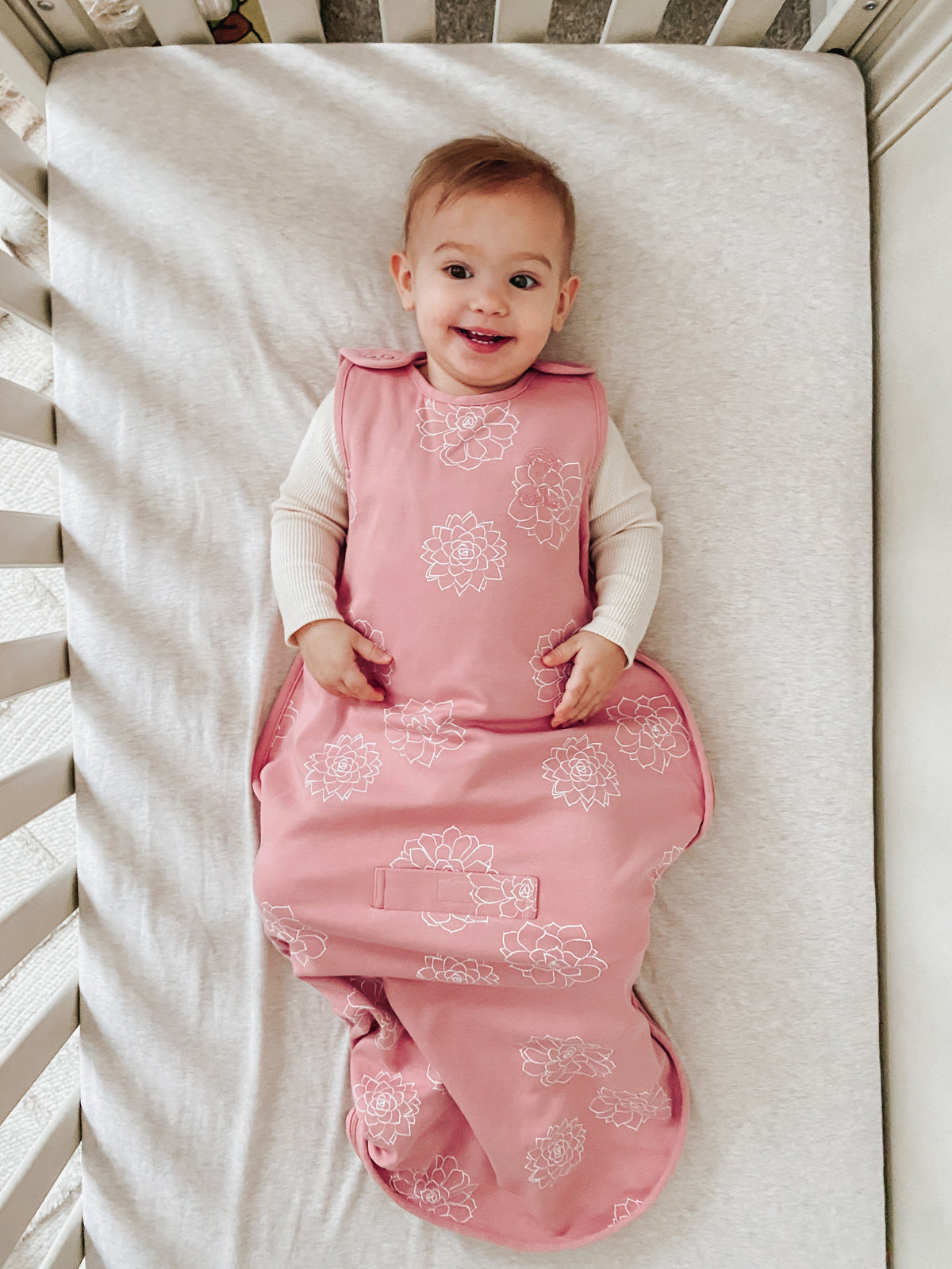 4 Season® Ultimate Baby Sleep Bag, Merino Wool & Organic Cotton, Succulent