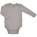 Imperfect Baby Bodysuit, Long Sleeve, Merino Wool, Dove
