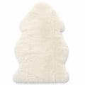 Imperfect Sheepskin Rug for Babies, 100% Natural, Shorn Lambskin Wool, 2 x 3 Feet, Ivory