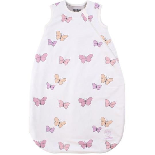 Imperfect 4 Season® Classic Baby Sleeping Bag, Merino Wool & Organic Cotton, Butterfly